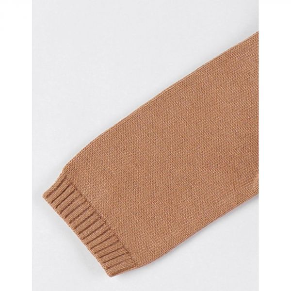 Combi pilote tricot Caramel - 9 mois