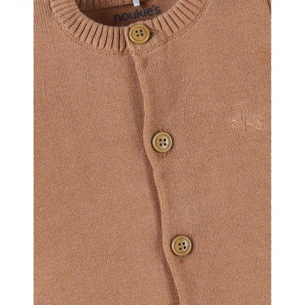 Combi pilote tricot Caramel - 9 mois