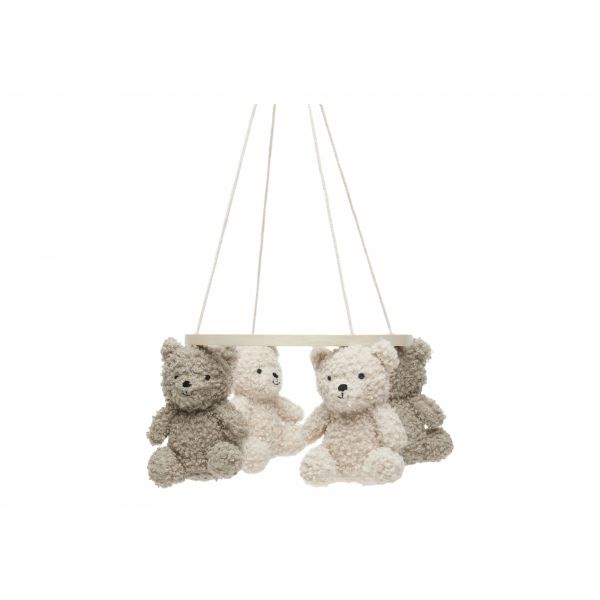 Mobile d'éveil bébé Teddy Bear Olive Green et Naturel