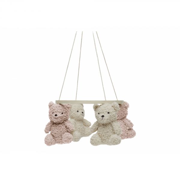 Mobile d'éveil bébé Teddy Bear Wild Rose et Naturel