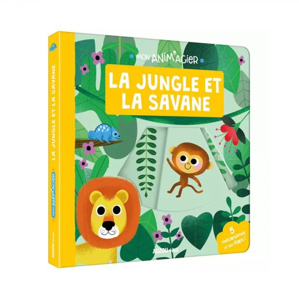 Livre enfant La jungle et la savane