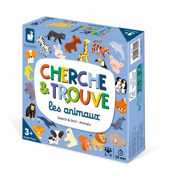 Jeu d'observation Mon premier cherche et trouve - Animaux