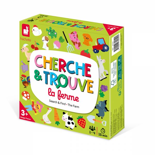 Jeu d'observation Mon premier cherche et trouve - La ferme