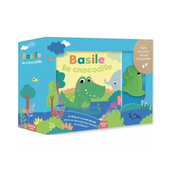 Livre de bain Basile le crocodile