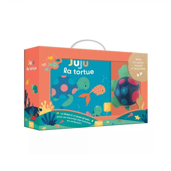 Livre de bain Juju la tortue