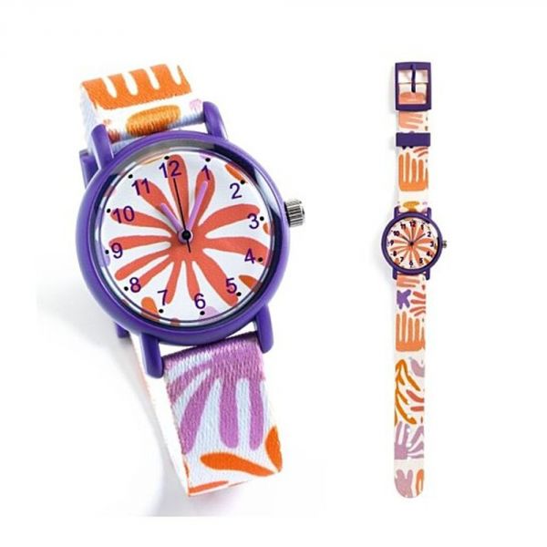 Montre des petits Ticlock Feuilles