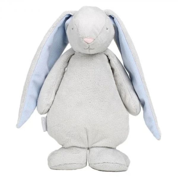 Peluche Veilleuse Lapin Gris et Bleu