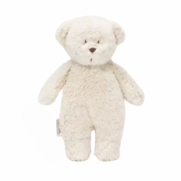 Peluche Veilleuse Ourson Nature Bio Blanc Polaire