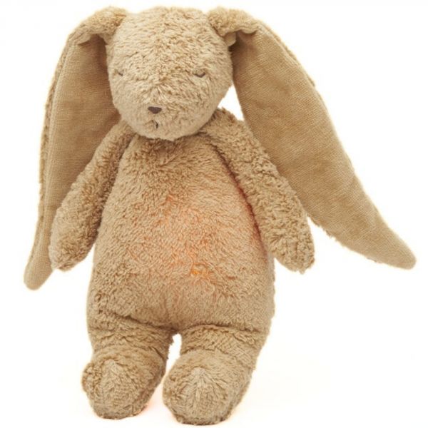 Veilleuse lapin nature bio avec sons & lumières cappuccino