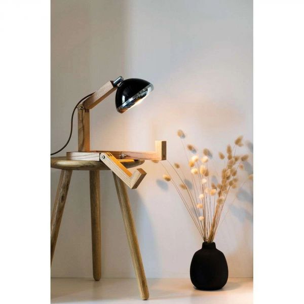 Lampe Mr Wattson Brass Matte Black