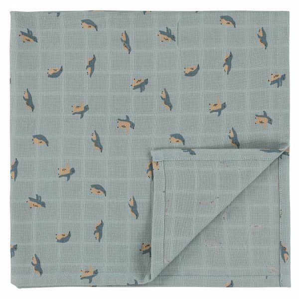 Lot de 3 langes en mousseline 55 x 55 cm Peppy penguins