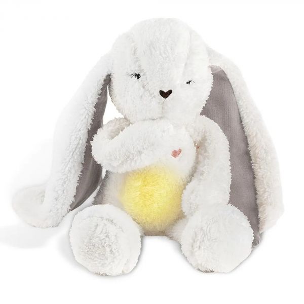 Peluche Lapin Ecru-Grey