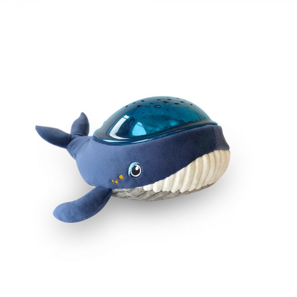 Peluche veilleuse bébé projection effets aquatiques Baleine Aqua Dream