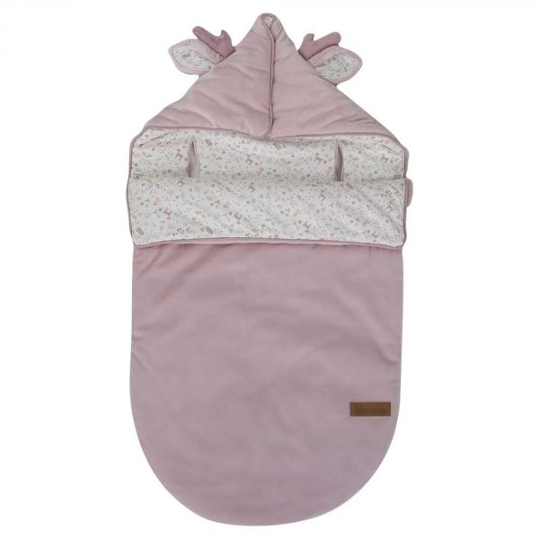 Nid d'ange coton bio Cozy 0-3 mois - Gold stella night blue - Made in Bébé