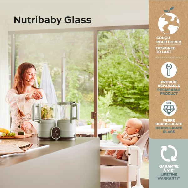 Robot Nutribaby Glass Celadon Green