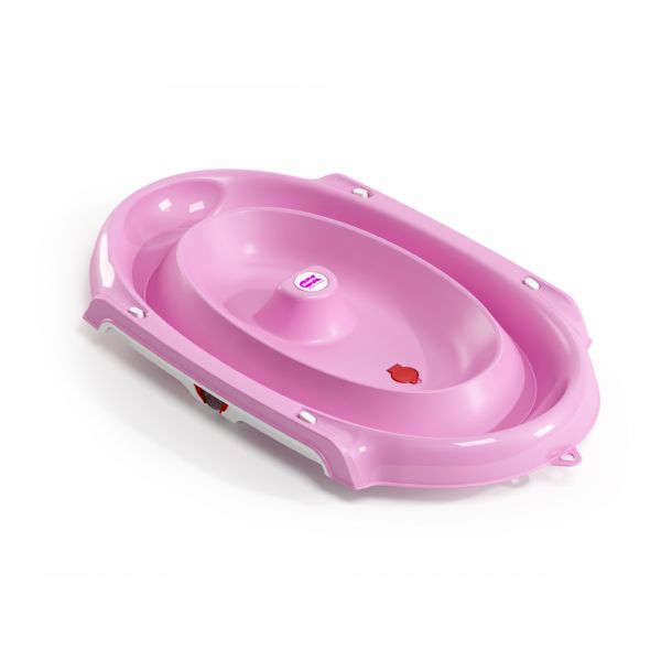 Baignoire Onda slim pliante rose