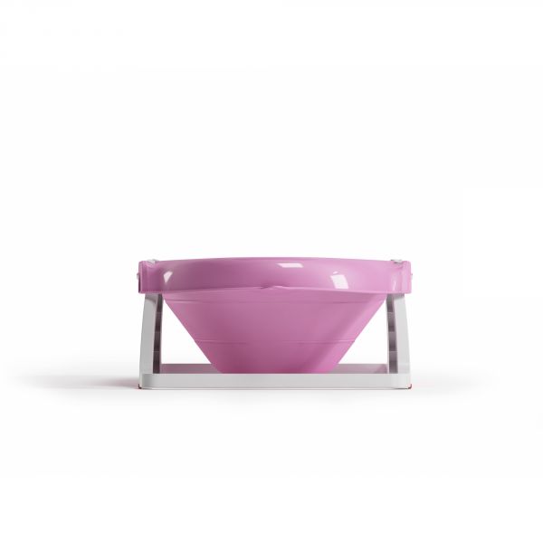 Baignoire Onda slim pliante rose