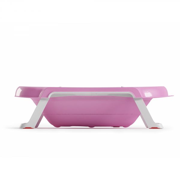 Baignoire Onda slim pliante rose