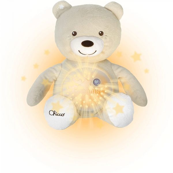 Ourson Projecteur Baby Bear Beige First Dreams