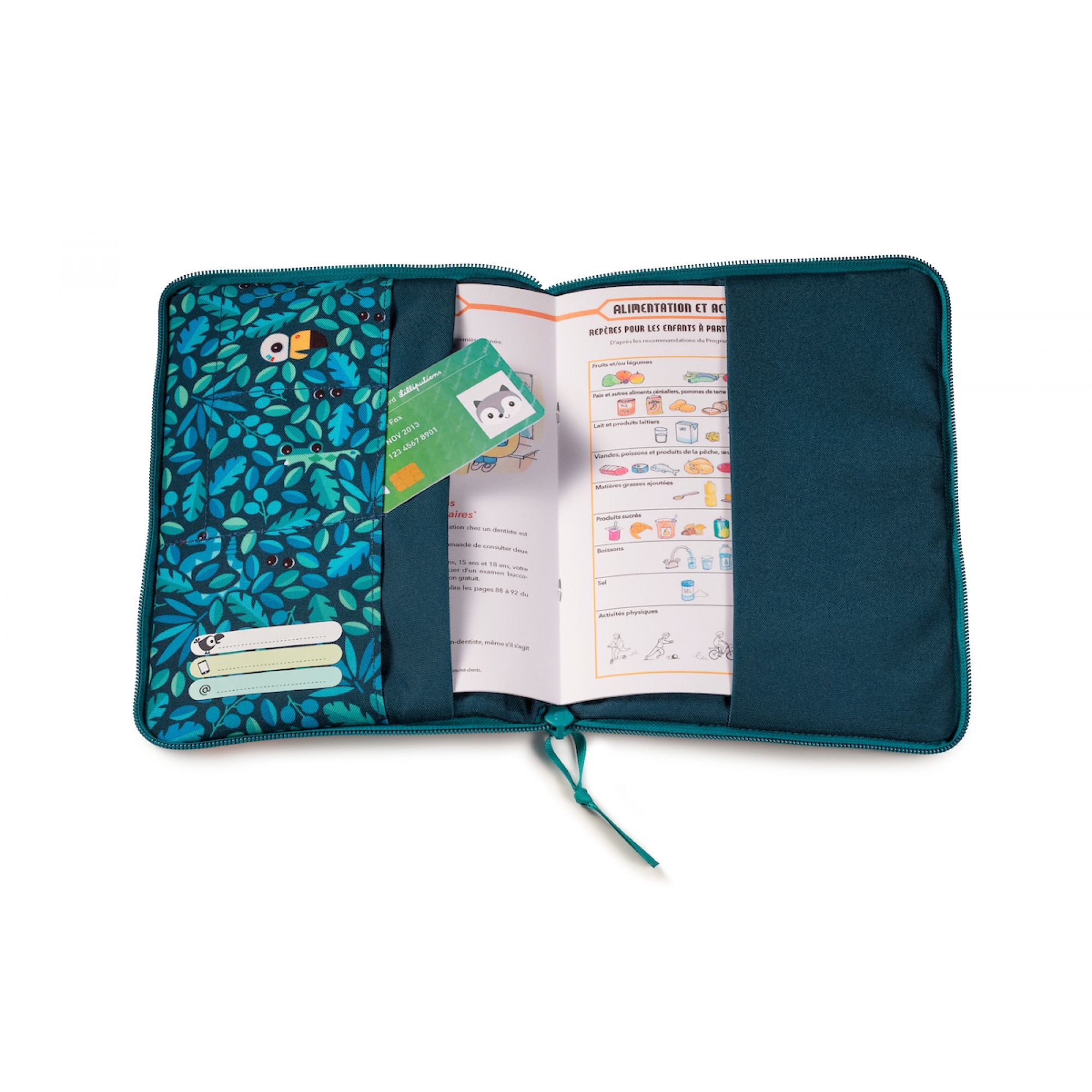 Couverture protège cahier pour carnet de santé bébé