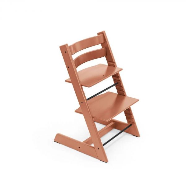 Pack chaise haute Tripp Trapp + baby set + tablette Terracotta