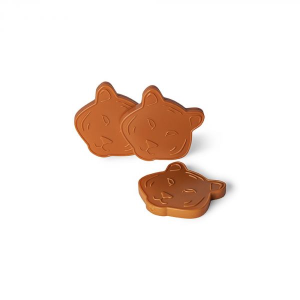 Lot de 3 blocs de glace Tigre