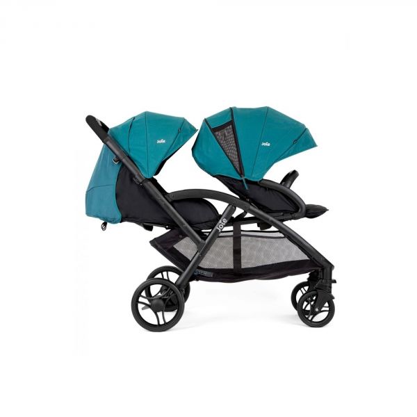 Poussette duo Evalite double Capri + siège auto i-Jemini Eclipse