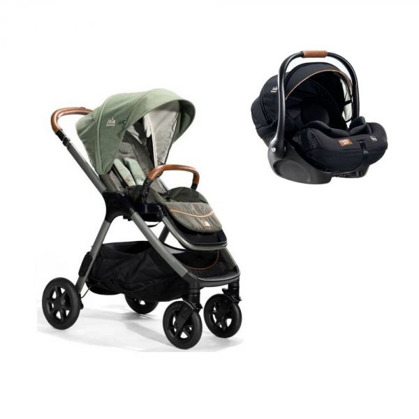 Poussette duo Finiti Pine + siège auto I-Level Recline Eclipse