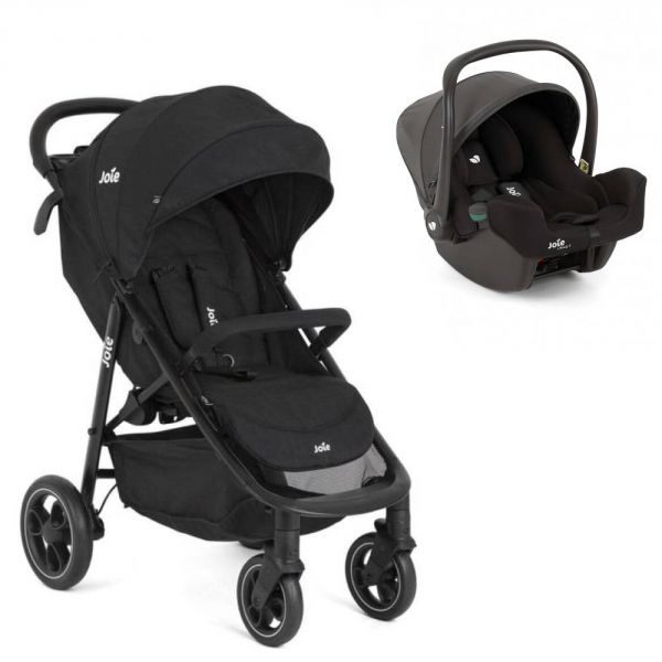 Poussette duo Litetrax Shale + siège auto i-Snug 2 Shale