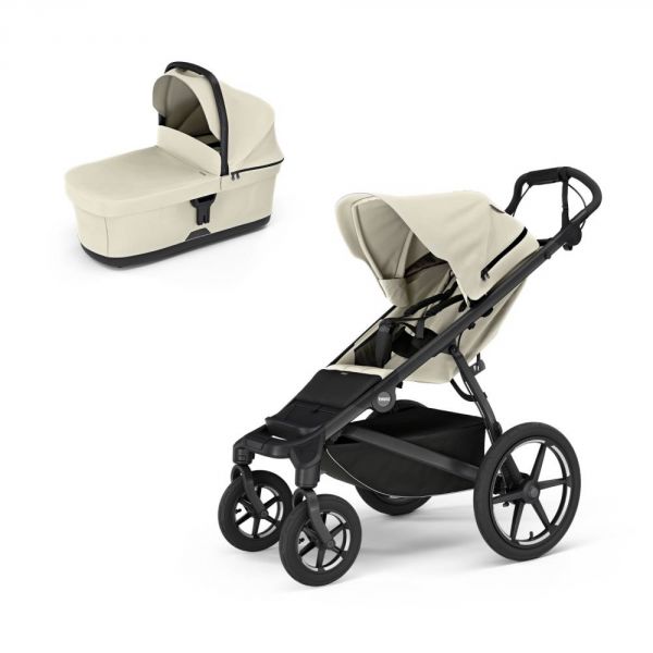 Poussette duo Urban Glide 4 Soft beige + nacelle Urban Glide Soft beige