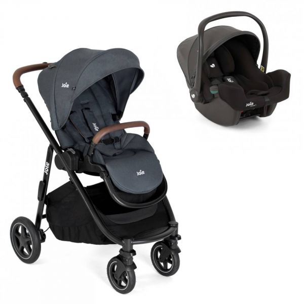 Poussette duo Versatrax Moonlight + siège auto i-Snug 2 Shale