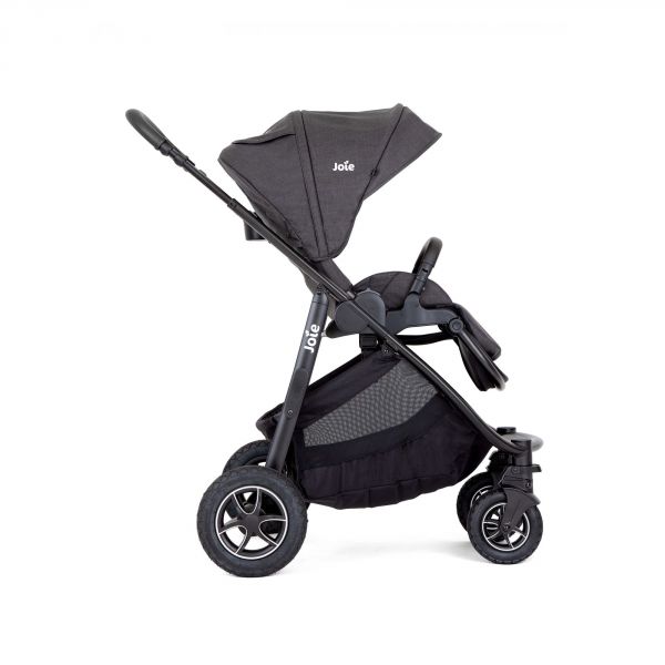 Poussette duo Versatrax Shale + siège auto i-Jemini Eclipse