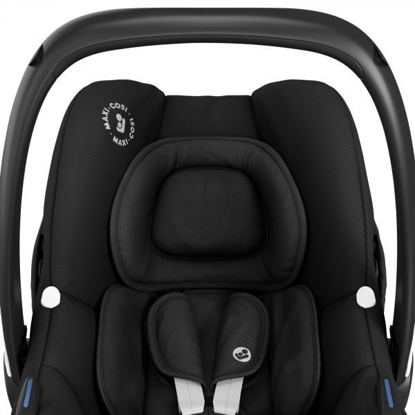 Poussette trio Zelia 3 Essential Black + siège auto Cabriofix I-Size + nacelle