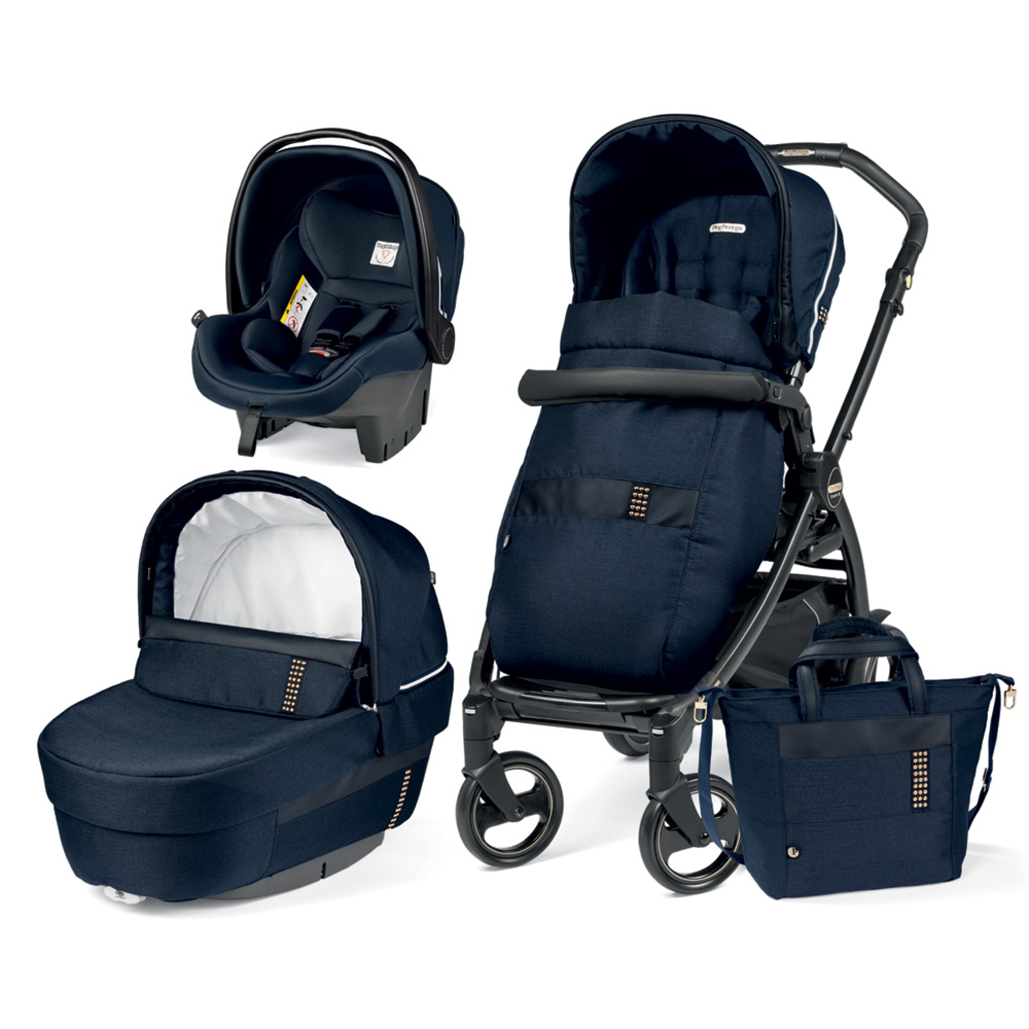 Peg Perego Pack trio poussette Elite Book 51 avec Primo Viaggio SL