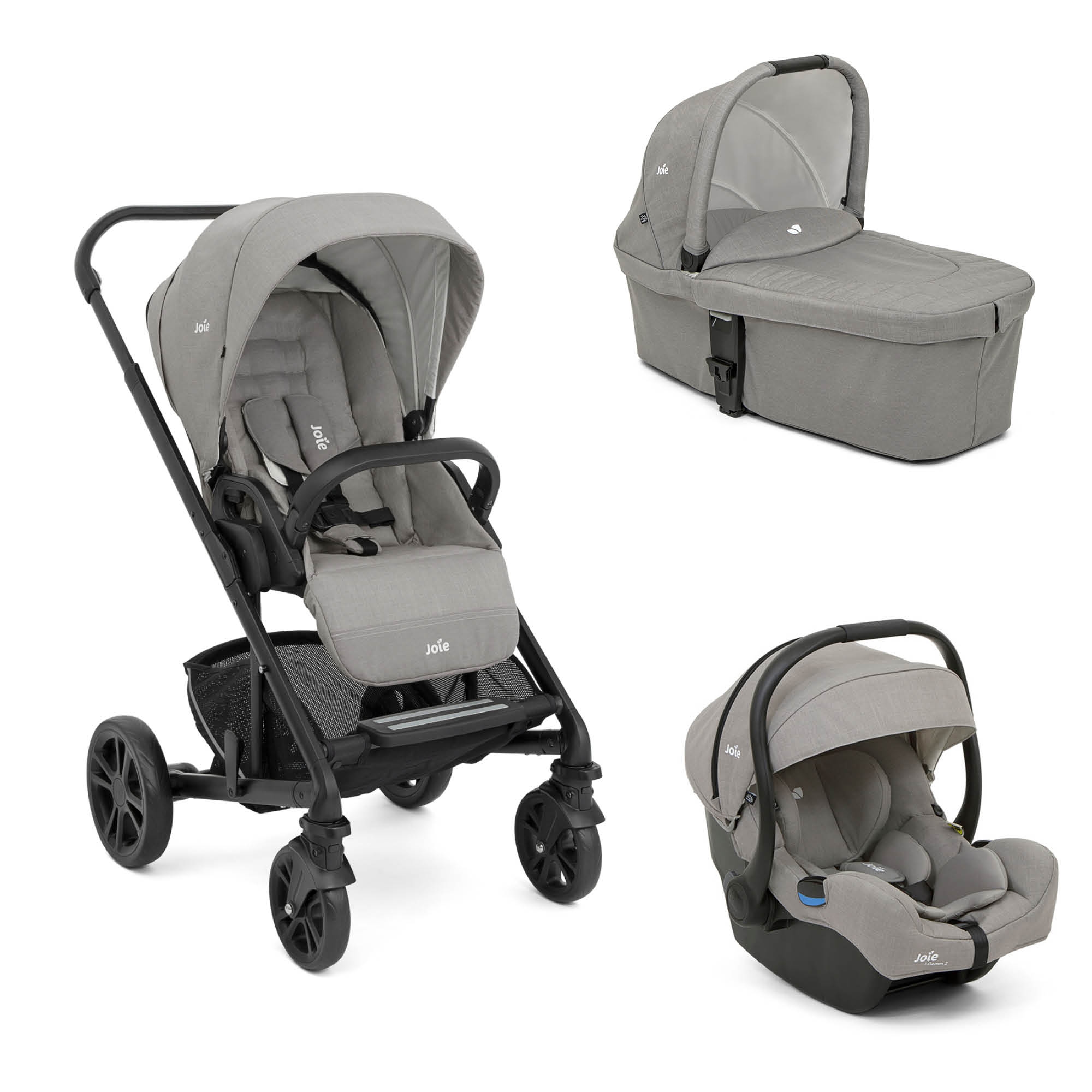 joie chrome trio travel system