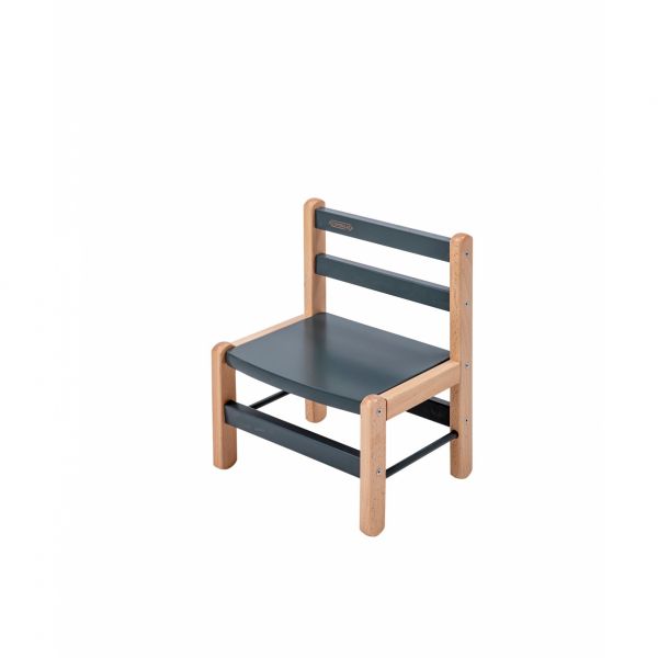 Table enfant Gabriel + Chaise basse Louise Hybride kaki