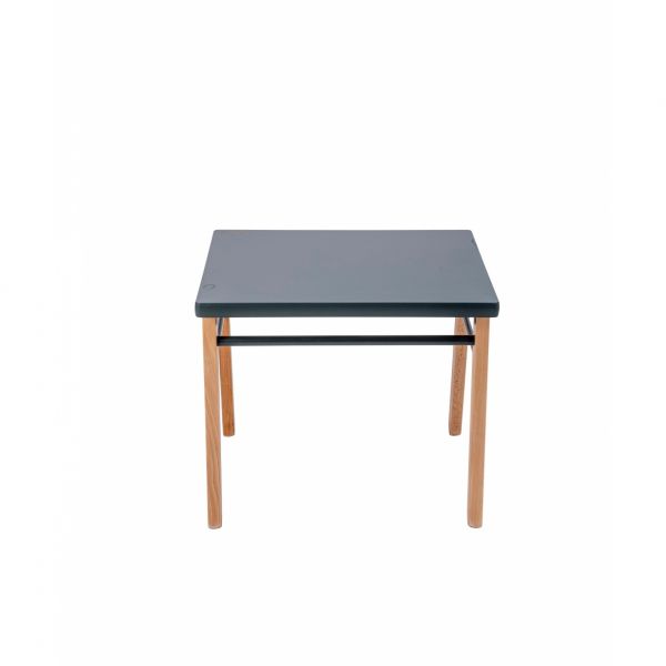 Table enfant Gabriel + Chaise basse Louise Hybride kaki