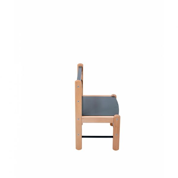 Table enfant Gabriel + Chaise basse Louise Hybride kaki