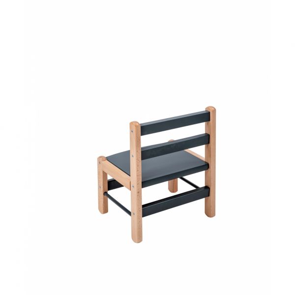 Table enfant Gabriel + Chaise basse Louise Hybride kaki