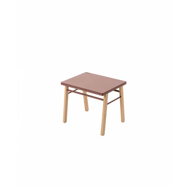 Table enfant Gabriel + Chaise basse Louise Hybride vieux rose