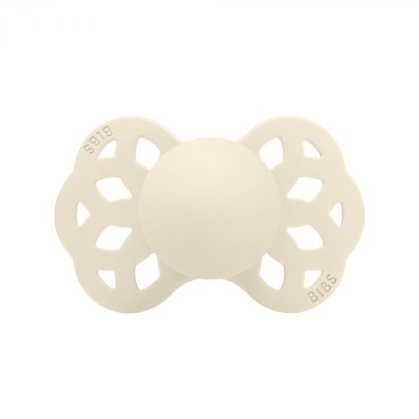 Pack de 2 sucettes Infinity Silicone anatomique 0-6 mois Ivory et Sage