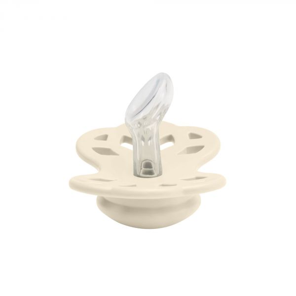 Pack de 2 sucettes Infinity Silicone anatomique 0-6 mois Ivory et Sage