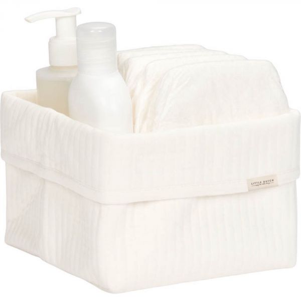 Panier de commode petit - Pure Soft White