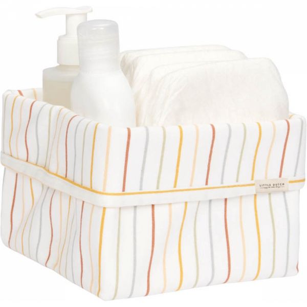 Panier de commode petit - Vintage Sunny Stripes