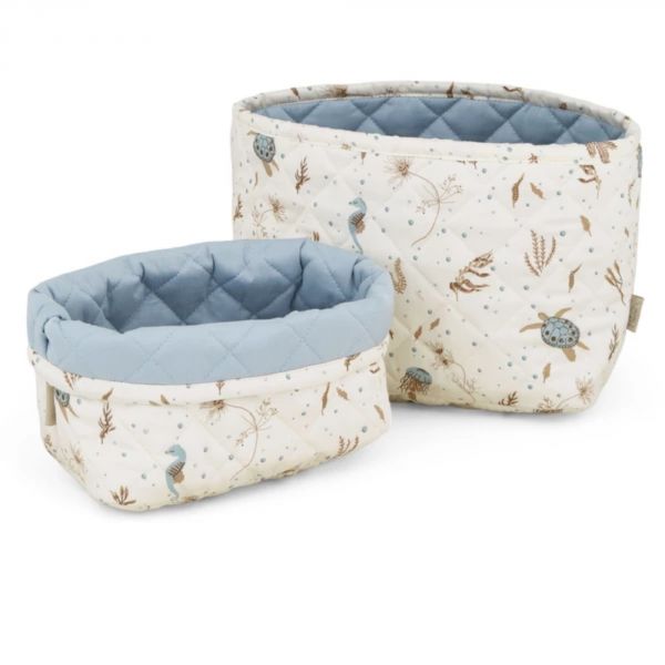 Lot de 2 paniers de rangement  Sea Garden