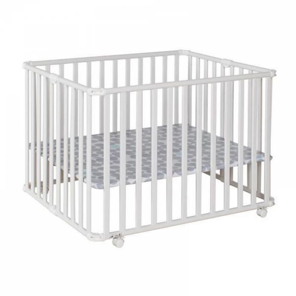 Geuther Parc Pliable Lucilee Blanc Lama Blanc Made In Bebe