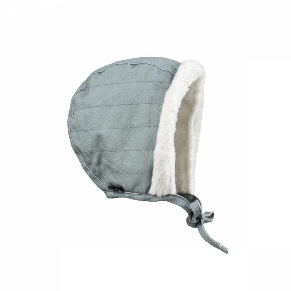 Bonnet bébé d’hiver Pebble Green 0-3 mois