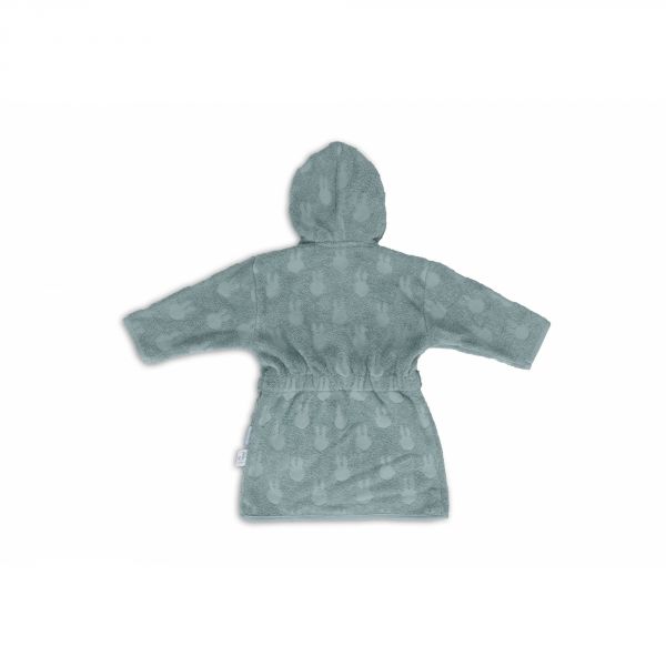 Peignoir éponge 1-2 ans Miffy Jacquard Sea Green