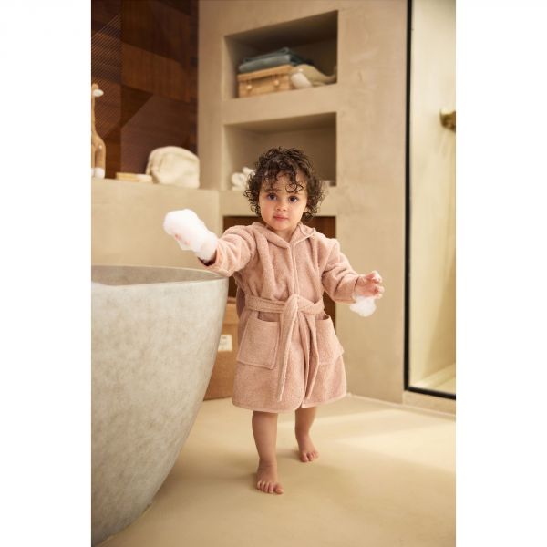 Peignoir enfant éponge 1-2 ans Wild Rose