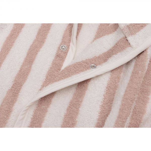 Peignoir enfant éponge 1-2 ans Stripe Wild Rose